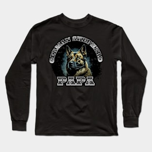 German Shepherd Papa Long Sleeve T-Shirt